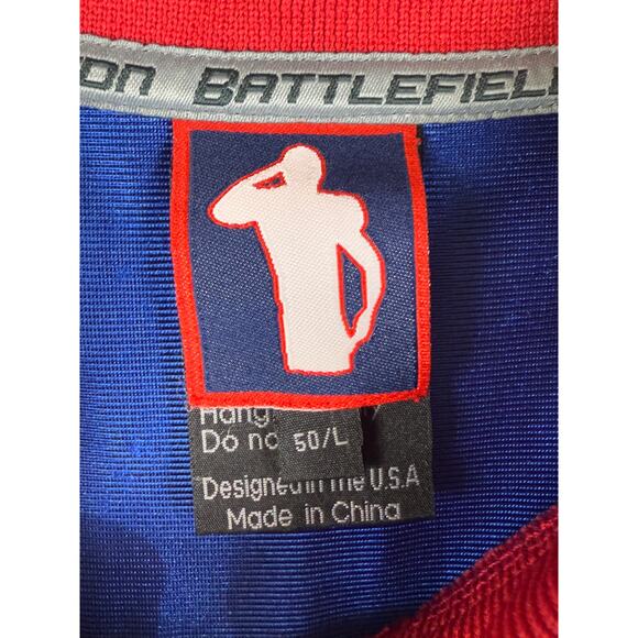 Battlefield Collection Football Jersey Ft Bliss Stay Army RWB #7 Stitched Large - Picture 7 of 14